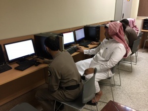 Jamoum University College Holds Practical Courses on Computers for Policemen in the Jamoum Governorate